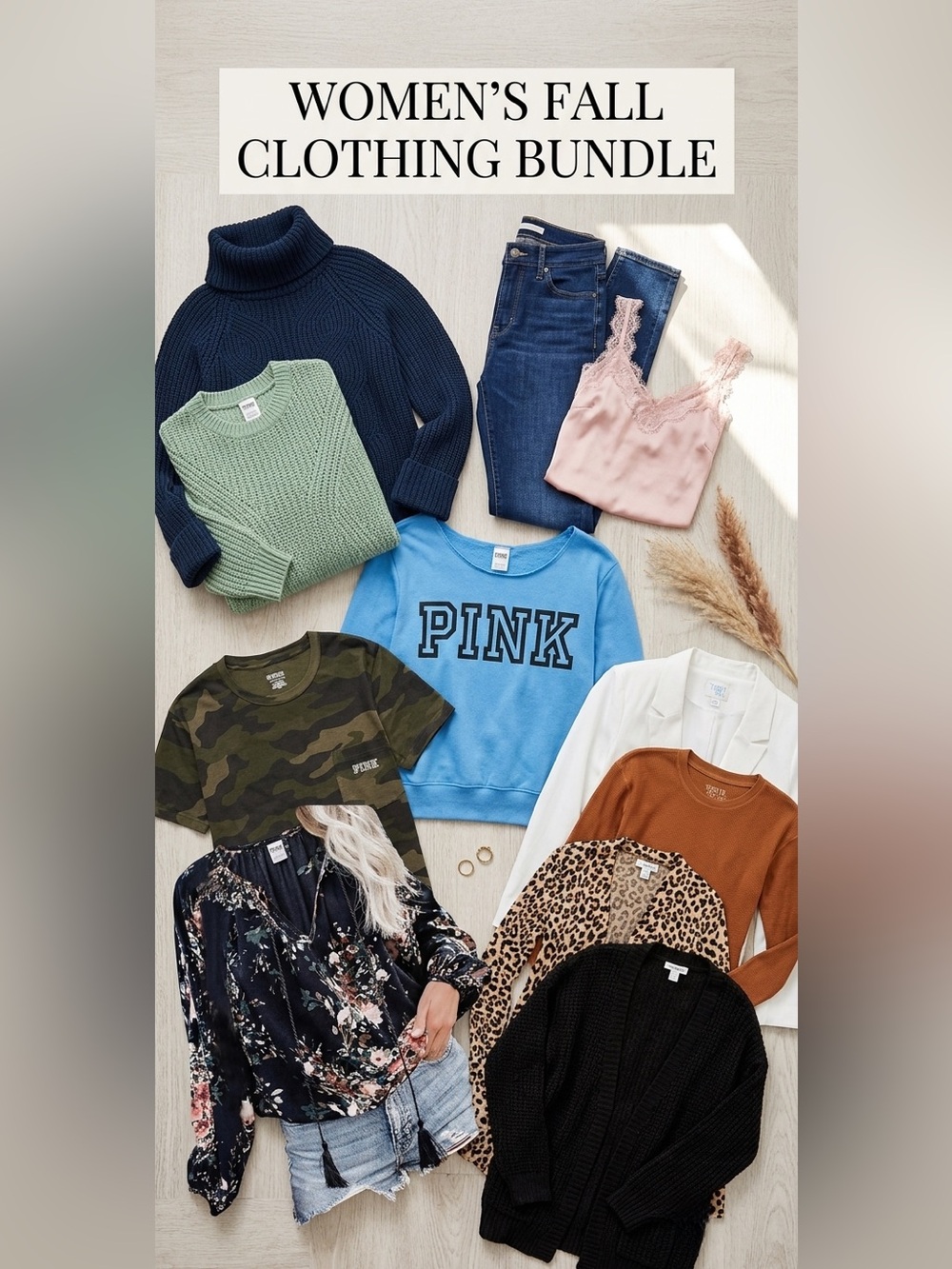 🪩 WOMEN’S FALL CLOTHING BUNDLE | LARGE | 11 PIECES 🪩